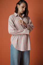 STRIPED OVERSIZED SHIRT